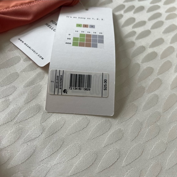 All.You. LIVELY Target Mesh Trim Bralette Terracotta Size 2 D DD DDD - Picture 9 of 9